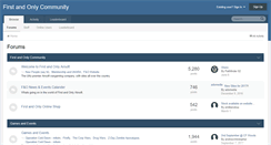 Desktop Screenshot of forum.firstandonlyevents.co.uk