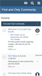 Mobile Screenshot of forum.firstandonlyevents.co.uk